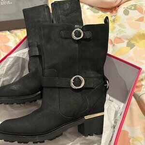 Vince Camuto Moto Suede Boots